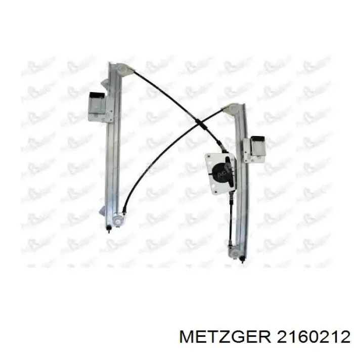 Do koszyka 2160212 Metzger Mechanizm podnoszenia szyby drzwi przednich lewych