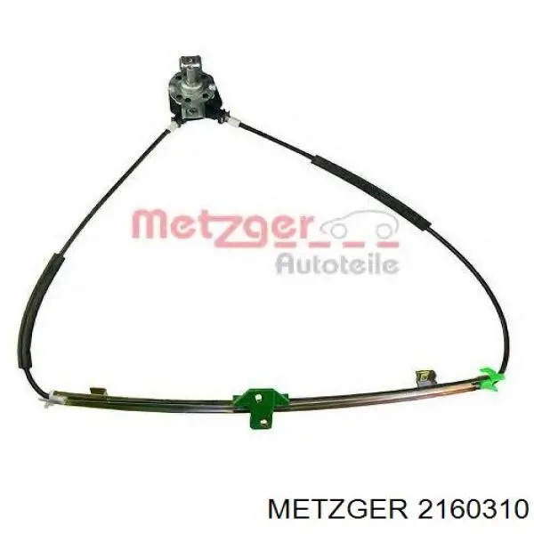 Mechanizm podnoszenia szyby drzwi przednich prawych 31837167 AND