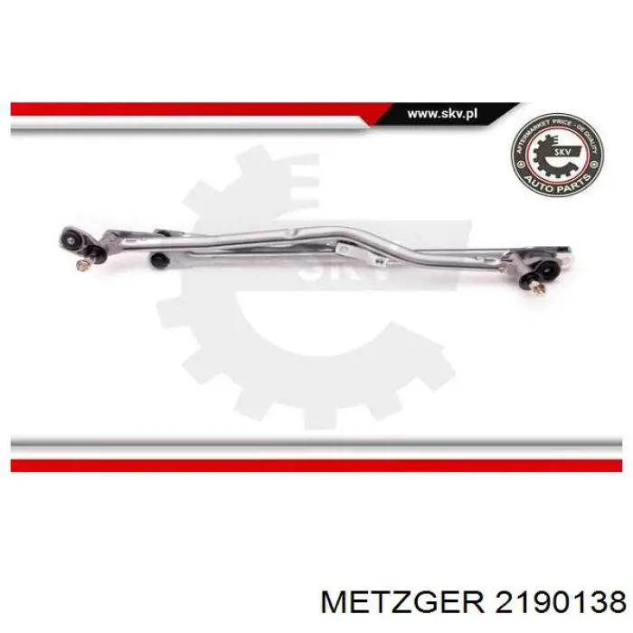 Mechanizm wycieraczek 4F1955023H VAG