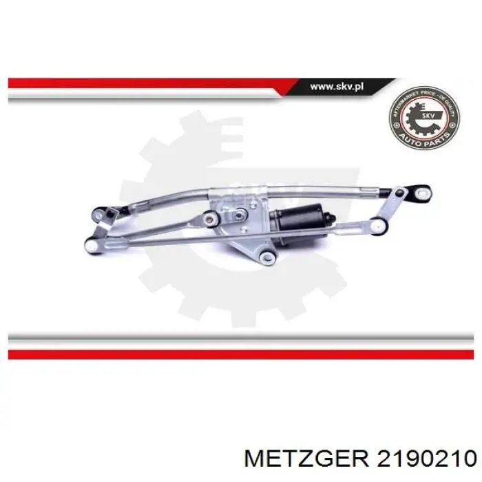 Do koszyka Mechanizm wycieraczek Citroen Nemo  