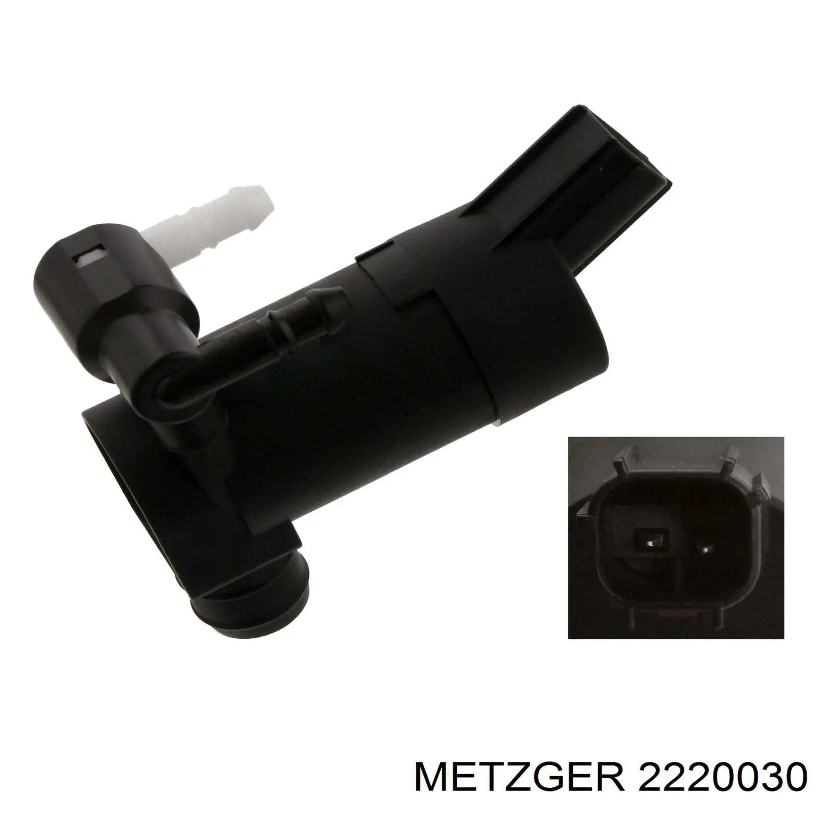 Do koszyka 2220030 Metzger Pompka spryskiwacza szyby przedniej/tylnej