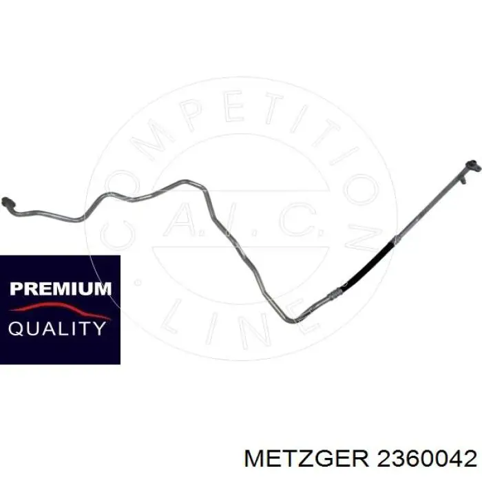 Przewód klimatyzacji, od chłodnicy do osuszacza Metzger 2360042 cena, od 78,32 USD