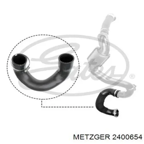 Przewód (króciec) intercoolera Denckermann F100042 cena, od 24,10 USD