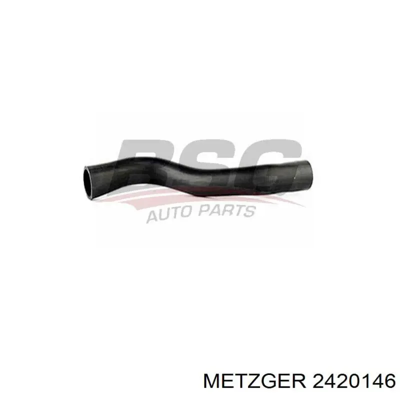 Przewód (króciec) chłodnicy górny Metalcaucho 94366 cena, od 14,28 USD