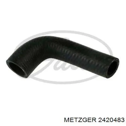 Do koszyka 2420483 Metzger Przewód (króciec) układu chłodzenia
