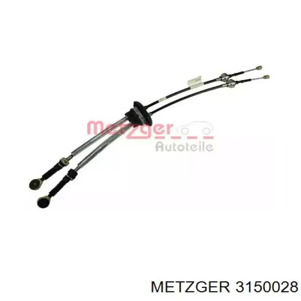 1637136380 Peugeot/Citroen Linka dźwigni zmiany biegów podwójna