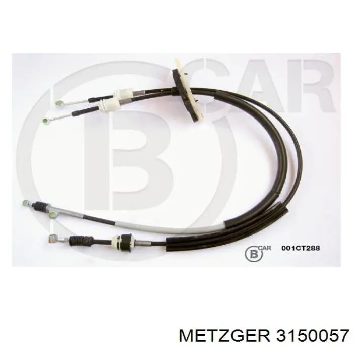 00002444HT Peugeot/Citroen Linka dźwigni zmiany biegów podwójna