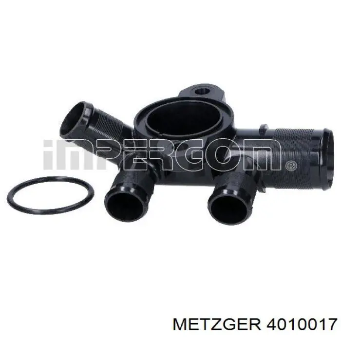Do koszyka 4010017 Metzger Kołnierz układu chłodzenia (trójnik)
