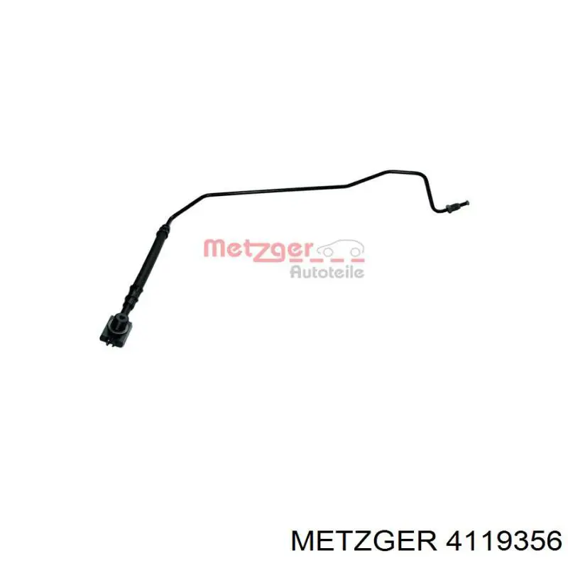 Przewód hamulcowy tylny lewy Metzger 4119356 cena, od 26,11 USD