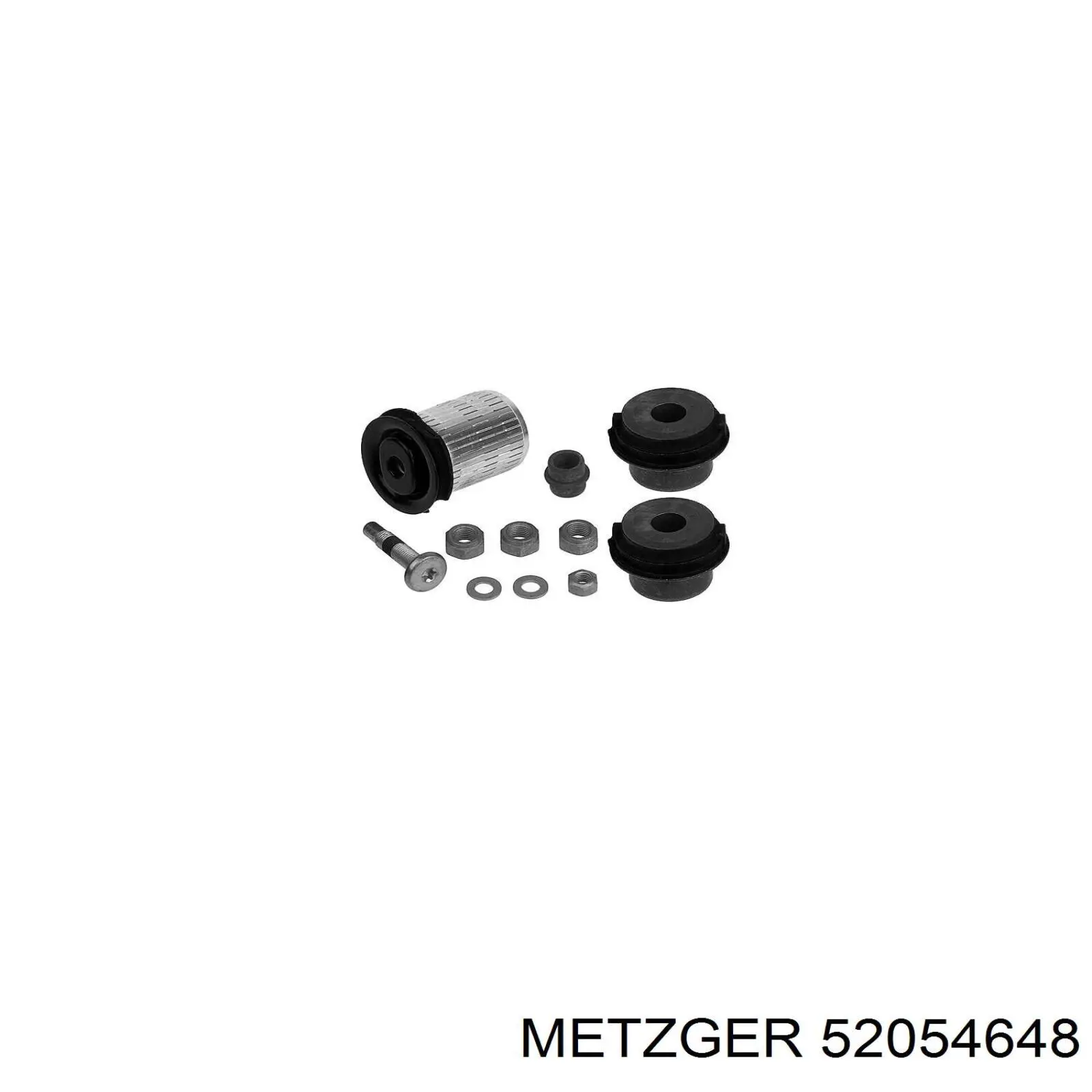 Do koszyka 52054648 Metzger Silentblock przedniego wahacza dolnego