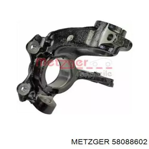58088602 Metzger Czop (zwrotnica) przedni prawy