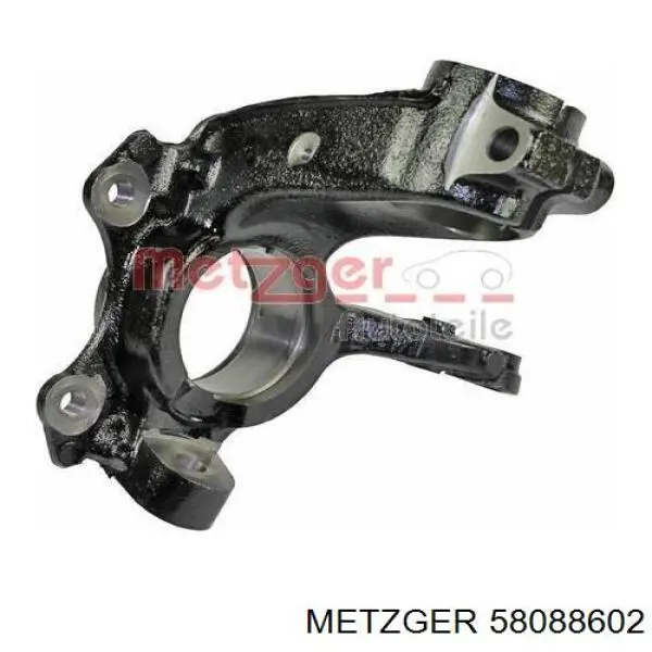 Czop (zwrotnica) przedni prawy Metzger 58088602 cena, od 57,50 USD