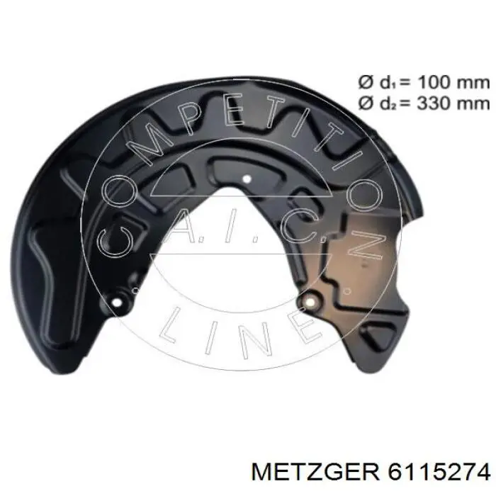 Osłona tarczy hamulcowej przedniej prawej ABS 11405 cena, od 16,37 USD
