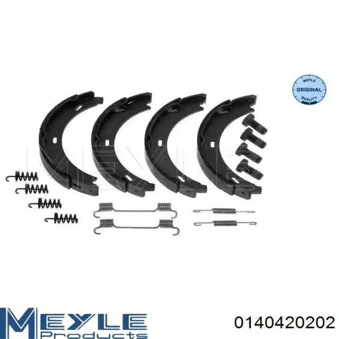 Klocki hamulca ręcznego Meyle 0140420202 cena, od 18,80 USD