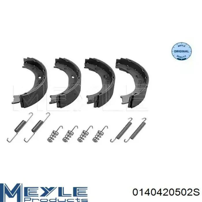 Klocki hamulca ręcznego Meyle 0140420502S cena, od 22,22 USD