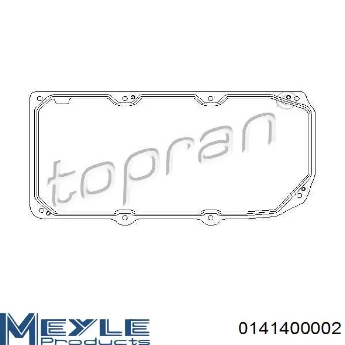 Uszczelka miski automatycznej/mechanicznej skrzyni biegów Meyle 0141400002 cena, od 26,36 USD