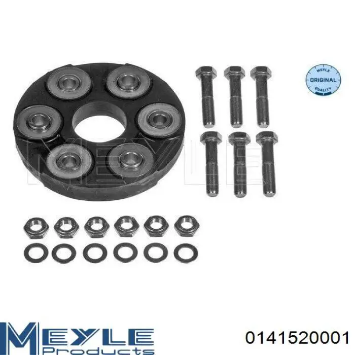 Przegub elastyczny (wg kodów 124 411 00 15, 03918) Meyle 0141520001 cena, od 70,08 USD
