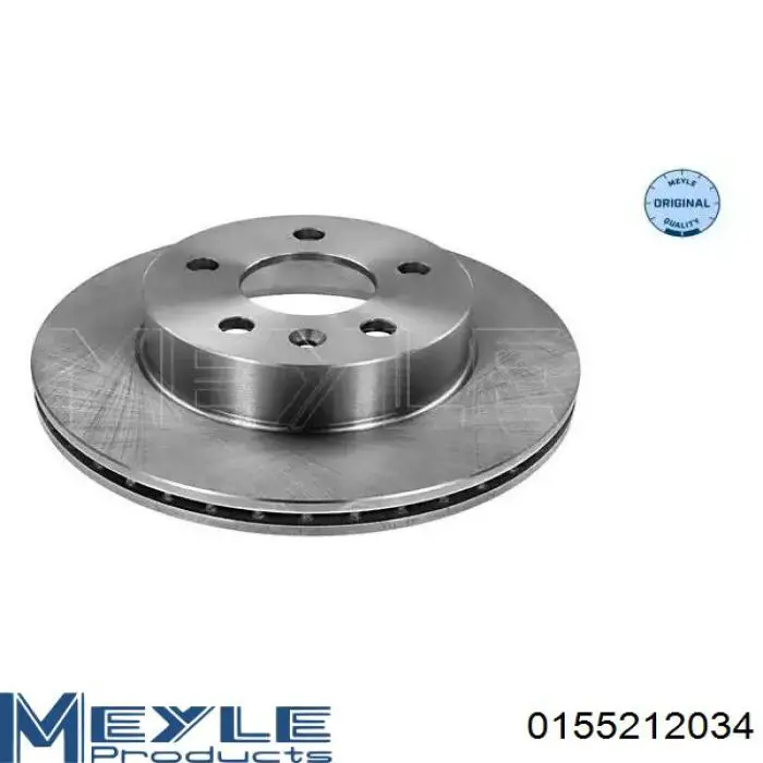 Tarcza hamulcowa przednia Meyle 0155212034 cena, od 43,65 USD