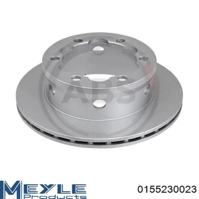 Do koszyka 0155230023 Meyle Tarcza hamulcowa tylna