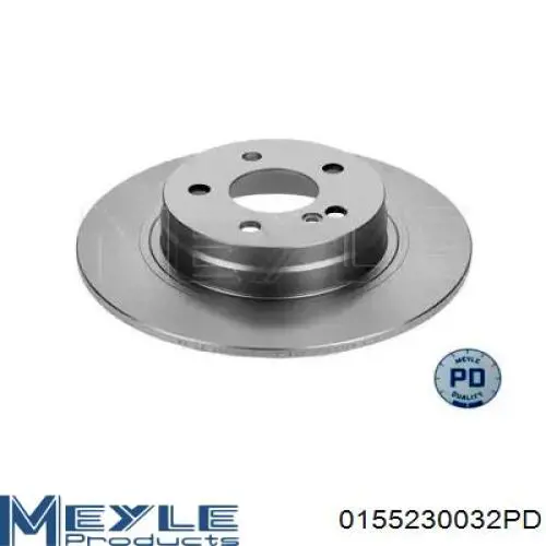 0155230032PD Meyle Tarcza hamulcowa tylna