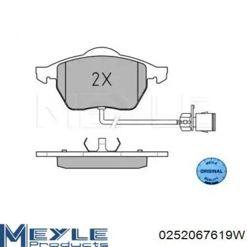 Klocki hamulcowe przednie tarczowe Rider RD20678STD cena, od 28,36 USD