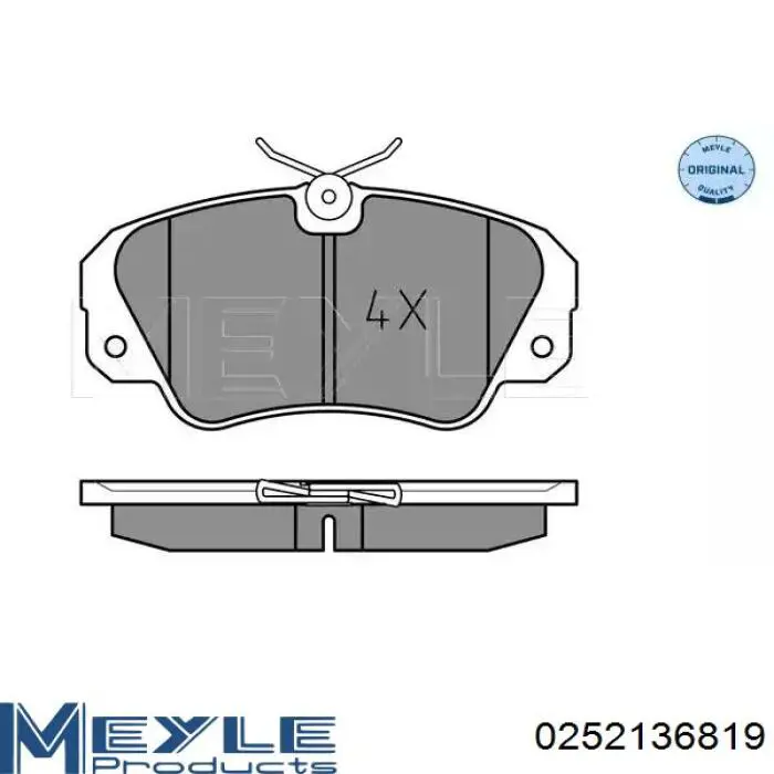 Klocki hamulcowe przednie tarczowe 9192124 General Motors
