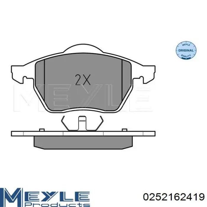 Klocki hamulcowe przednie tarczowe Rider RD21911STD cena, od 30,76 USD