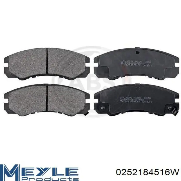 Klocki hamulcowe przednie tarczowe 97201441 General Motors