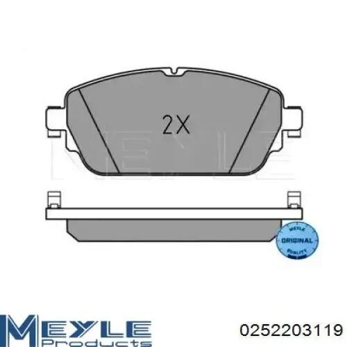 Klocki hamulcowe przednie tarczowe Mercedes A0084203620 cena, od 31,00 USD