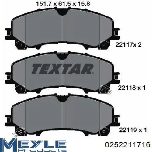 Klocki hamulcowe przednie tarczowe Nissan/Infiniti D10604GA0J cena, od 34,57 USD
