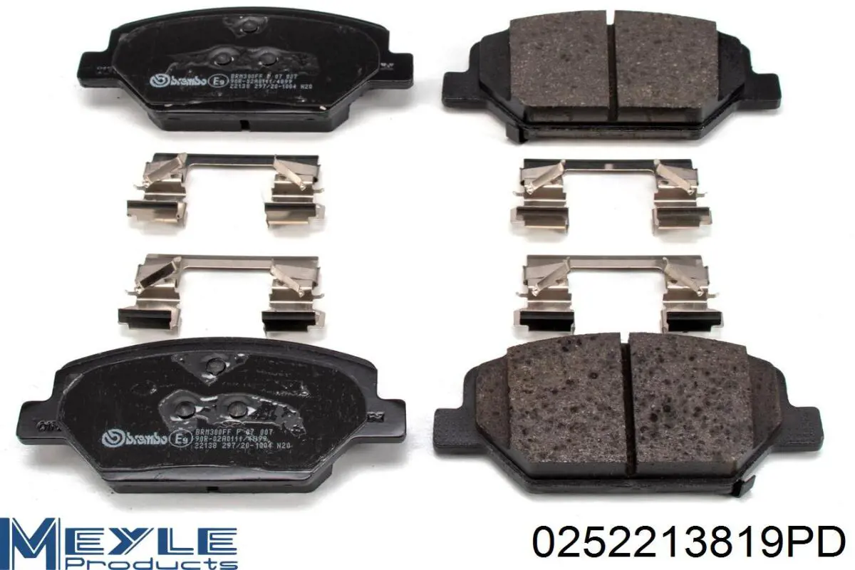 Klocki hamulcowe przednie tarczowe 84259368 General Motors