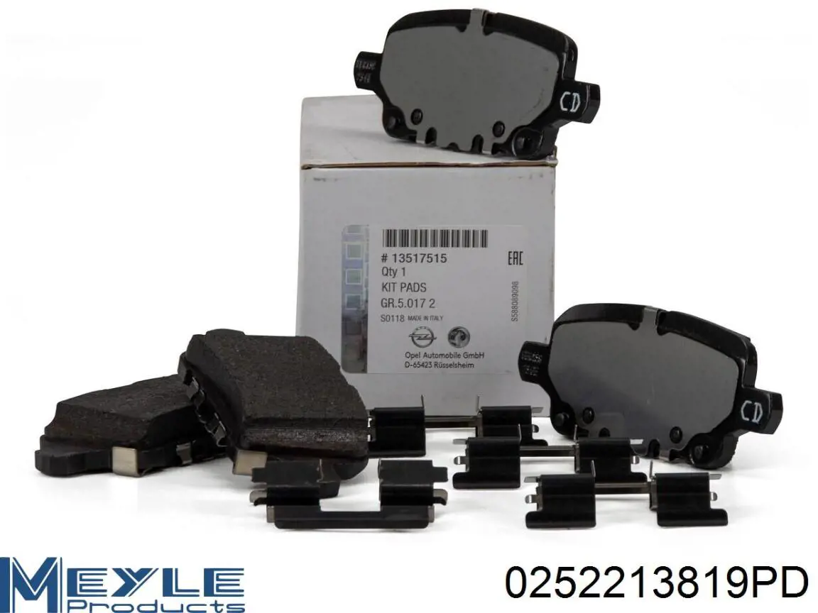 84259368 General Motors Klocki hamulcowe przednie tarczowe