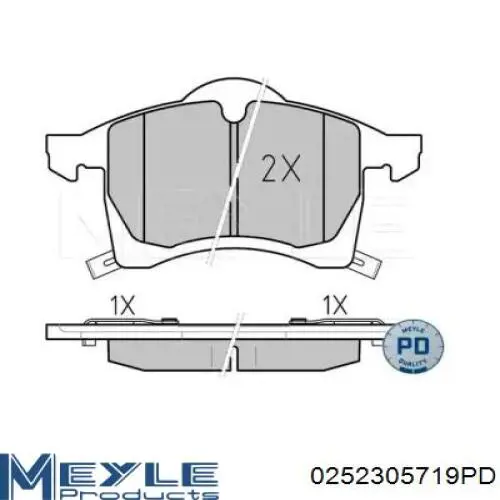 Klocki hamulcowe przednie tarczowe 9195145 General Motors