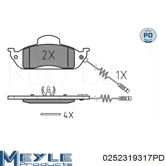 Klocki hamulcowe przednie tarczowe Mercedes A1634200320 cena, od 34,63 USD