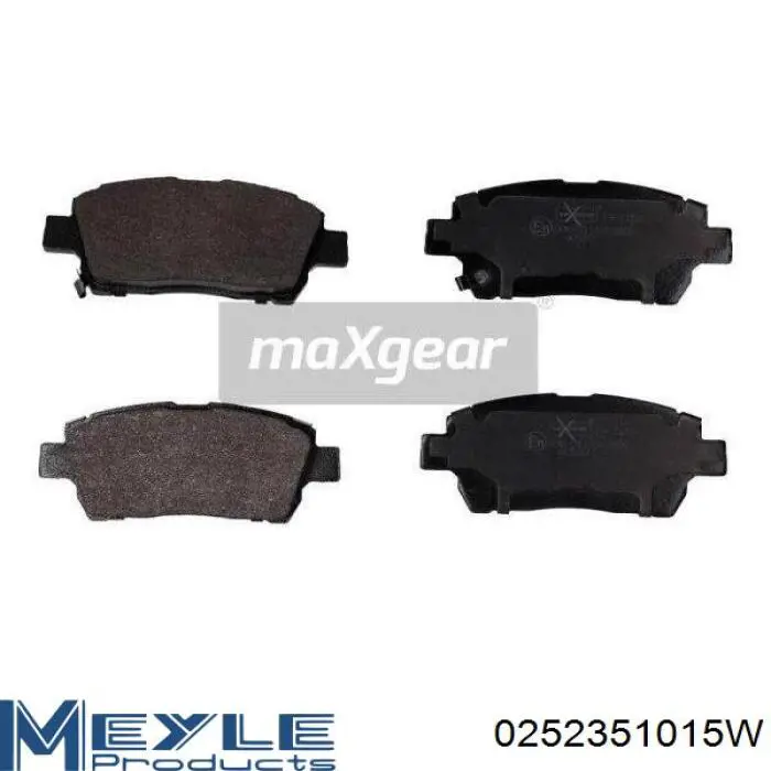 Klocki hamulcowe przednie tarczowe GK1022 CTR