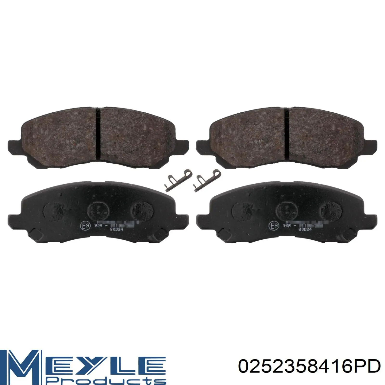 Klocki hamulcowe przednie tarczowe Meyle 0252358416PD cena, od 25,53 USD
