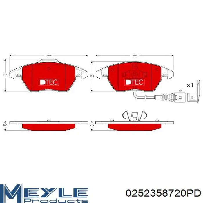 Klocki hamulcowe przednie tarczowe 231107 Power Stop