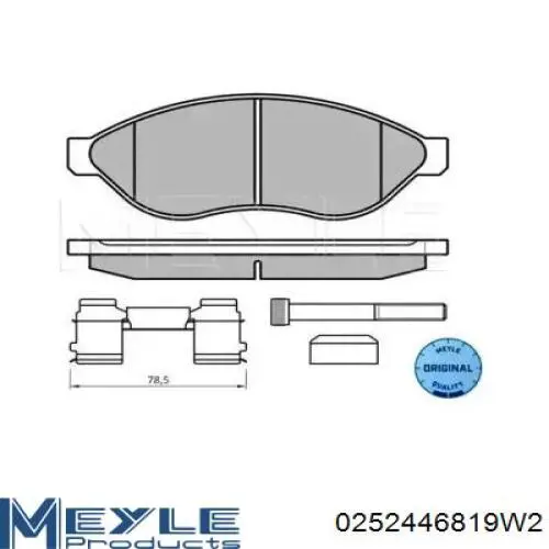 Klocki hamulcowe przednie tarczowe Dafmi D286E cena, od 42,52 USD