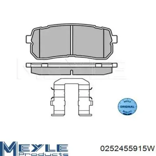 Okładziny (klocki) do hamulców tarczowych tylne Hyundai/Kia 58302C5A70 cena, od 26,13 USD