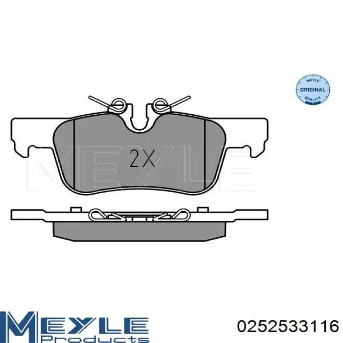 Okładziny (klocki) do hamulców tarczowych tylne do BMW X1 (F48)