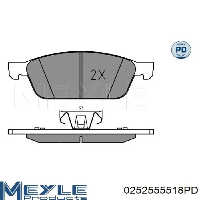 Klocki hamulcowe przednie tarczowe Ford BRF1909 cena, od 54,02 USD