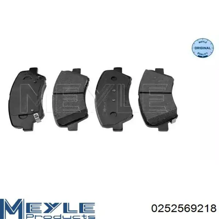 Klocki hamulcowe przednie tarczowe 581013NA50 Hyundai/Kia