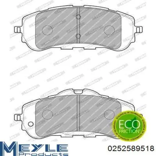 Do koszyka 1610428780 Peugeot/Citroen Klocki hamulcowe przednie tarczowe