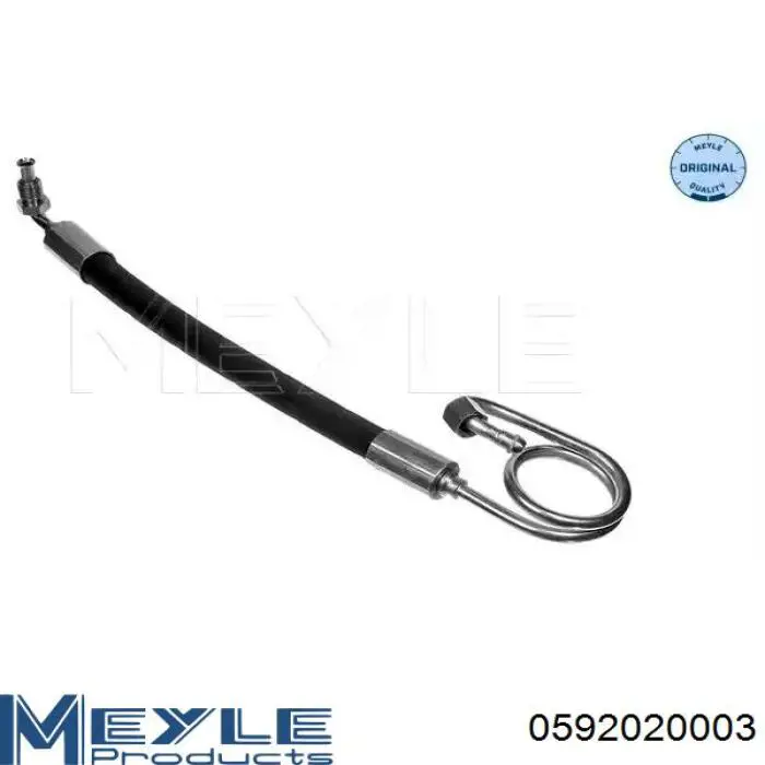 Przewód hydraulicznego układu wspomagania wysokiego ciśnienia, od pompy do maglownicy (mechanizmu) Meyle 0592020003 cena, od 80,49 USD