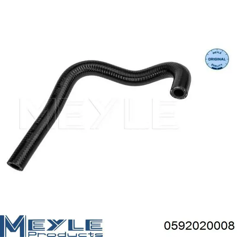 Do koszyka 0592020008 Meyle Przewód hydraulicznego układu wspomagania wysokiego ciśnienia, od pompy do maglownicy (mechanizmu)