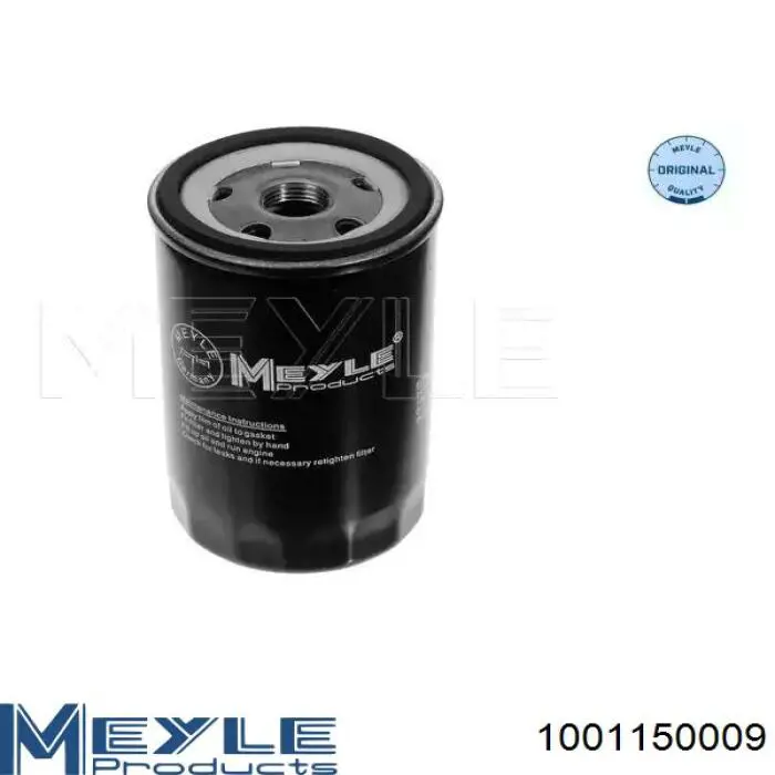 Filtr oleju Meyle 1001150009 cena, od 7,28 USD