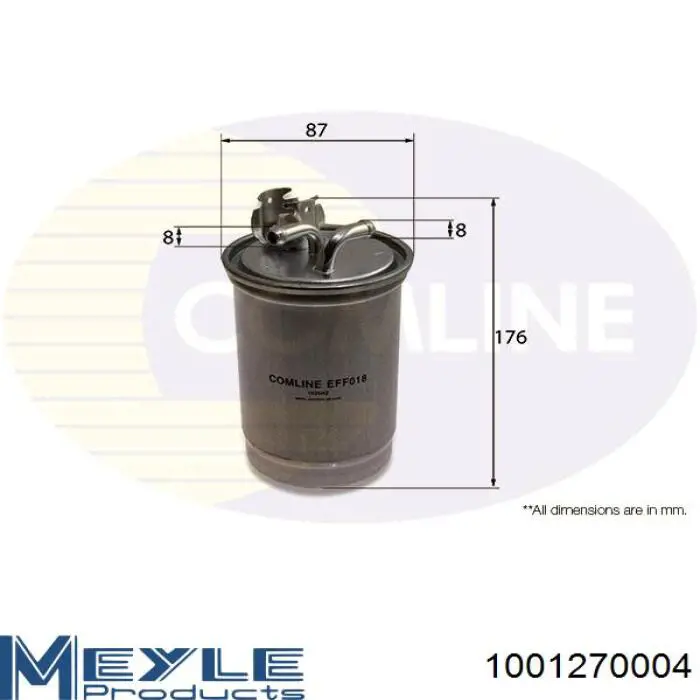 Do koszyka 1001270004 Meyle Filtr paliwa