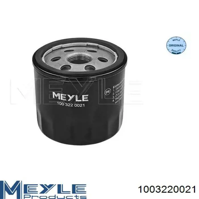 Filtr oleju Meyle 1003220021 cena, od 8,38 USD