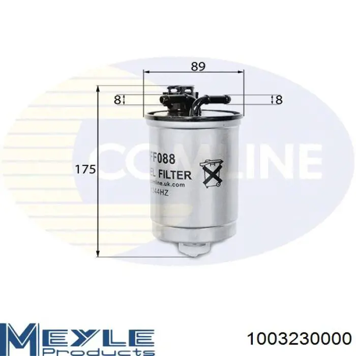 Do koszyka 1003230000 Meyle Filtr paliwa