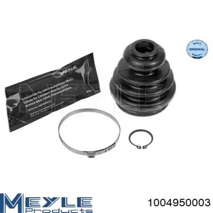 Osłona przegubu homokinetycznego półosi przedniej wewnętrzna Meyle 1004950003 cena, od 12,24 USD